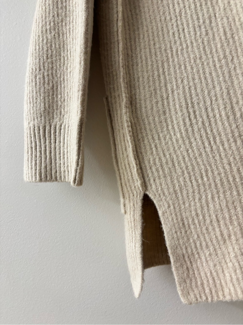 Gentle Fawn Ribbed Cream Open-Front Cardigan - Picture 7 of 9